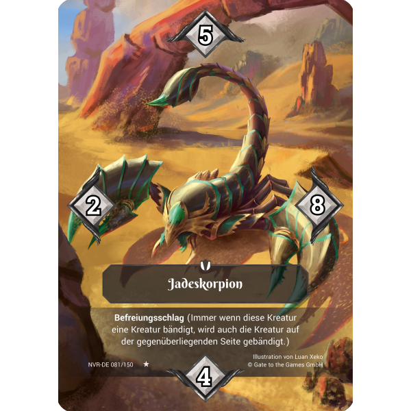 Jadeskorpion NVR-DE081 Parallel Foil (deutsch)