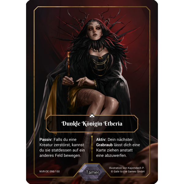 Dunkle K&ouml;nigin Etheria NVR-DE098 Parallel Foil (deutsch)