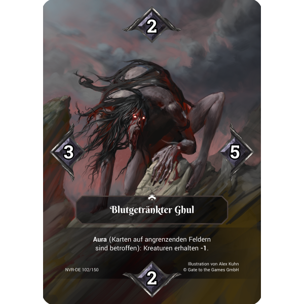 Blutgetr&auml;nkter Ghul NVR-DE102 Parallel Foil (deutsch)