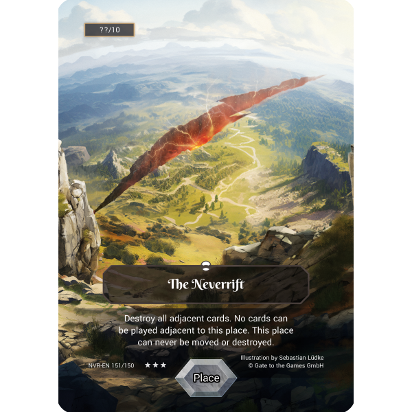 The Neverrift NVR-EN151 Box Topper Serialized #08/10 (englisch)