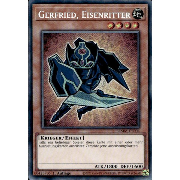Gerfried, Eisenritter BLMM-DE004 (Secret Rare)