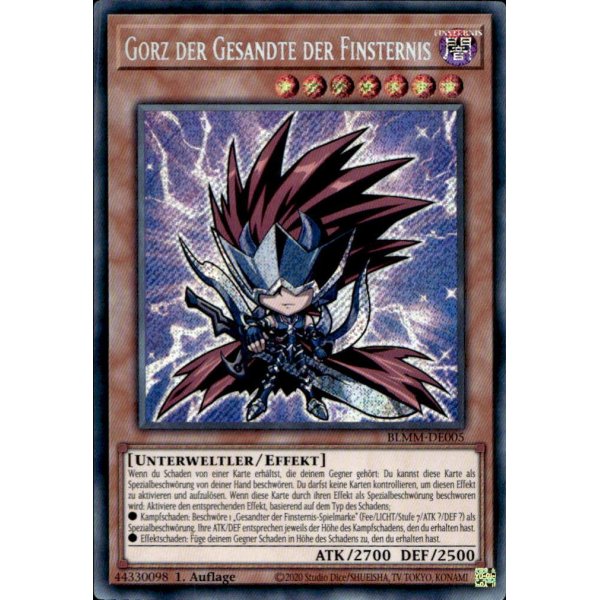 Gorz der Gesandte der Finsternis BLMM-DE005 (Secret Rare)