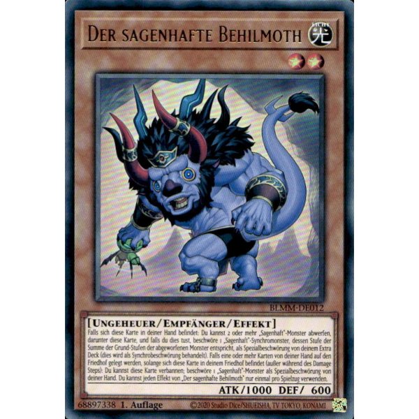 Der sagenhafte Behilmoth BLMM-DE012 (Ultra Rare)