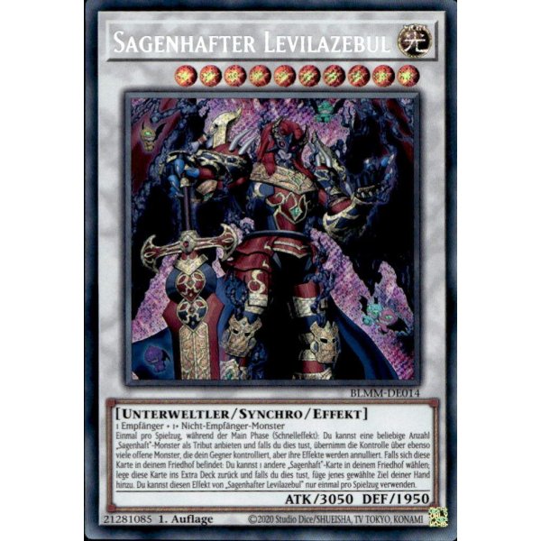 Sagenhafter Levilazebul BLMM-DE014 (Secret Rare)