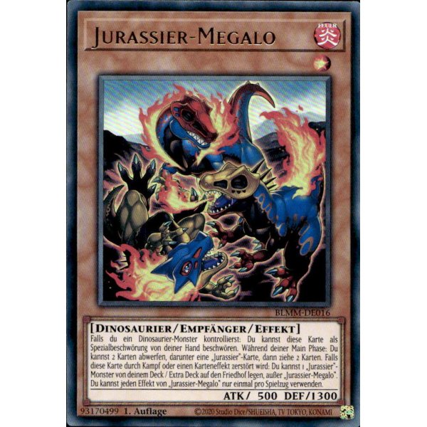 Jurassier-Megalo BLMM-DE016 (Ultra Rare)