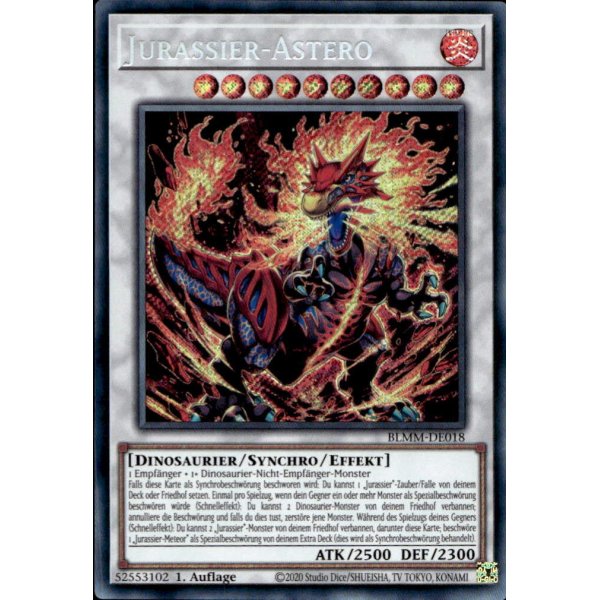 Jurassier-Astero BLMM-DE018 (Secret Rare)