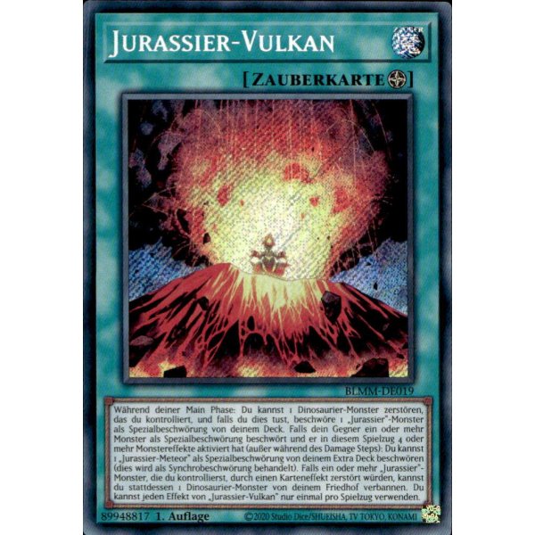 Jurassier-Vulkan BLMM-DE019 (Secret Rare)