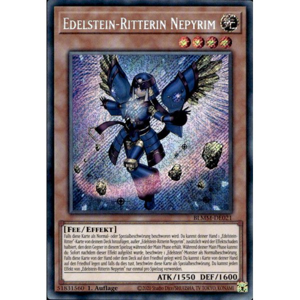 Edelstein-Ritterin Nepyrim BLMM-DE021 (Secret Rare)