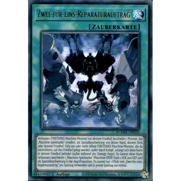 Zwei-f&uuml;r-eins-Reparaturauftrag BLMM-DE029 (Ultra Rare)