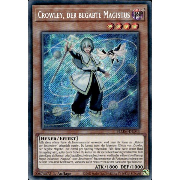 Crowley, der begabte Magistus BLMM-DE044 (Secret Rare)