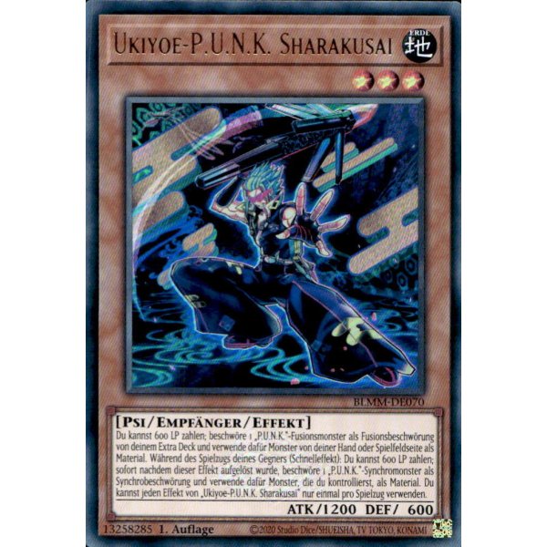 Ukiyoe-P.U.N.K. Sharakusai BLMM-DE070 (Ultra Rare)