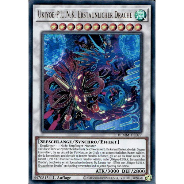 Ukiyoe-P.U.N.K. Erstaunlicher Drache BLMM-DE077 (Ultra Rare)