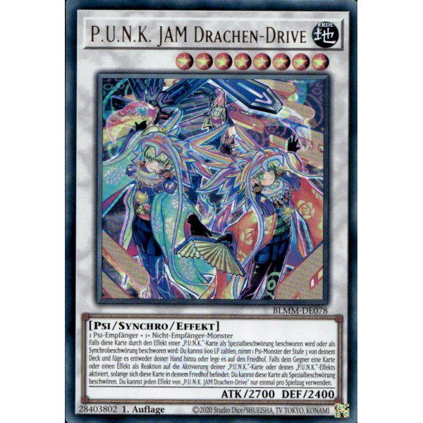 P.U.N.K. JAM Drachen-Drive BLMM-DE078 (Ultra Rare)