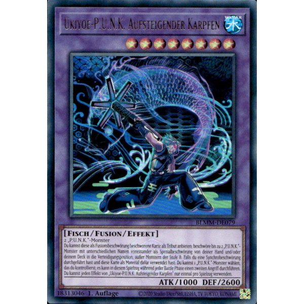 Ukiyoe-P.U.N.K. Aufsteigender Karpfen BLMM-DE079 (Ultra Rare)