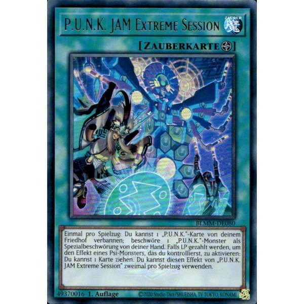 P.U.N.K. JAM Extreme Session BLMM-DE080 (Ultra Rare)