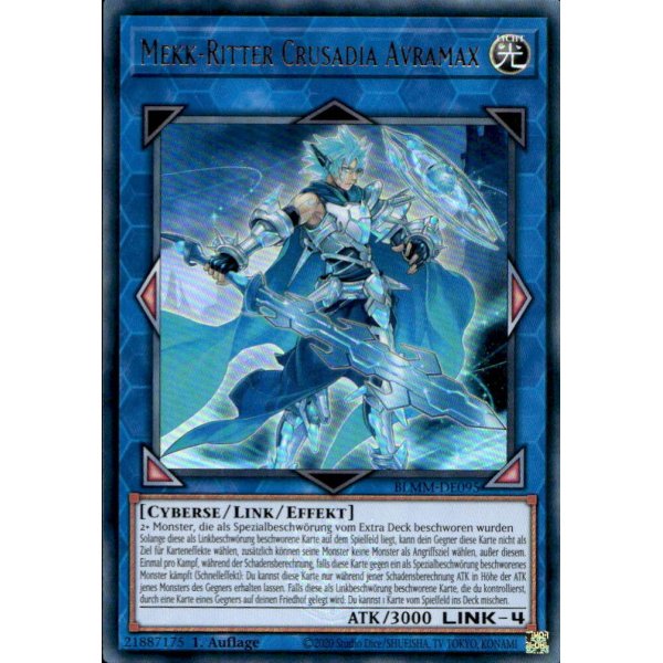 Mekk-Ritter Crusadia Avramax BLMM-DE095 (Ultra Rare)