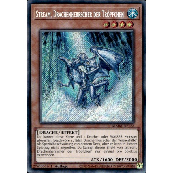 Stream, Drachenherrscher der Tr&ouml;pfchen BLMM-DE122 (Secret Rare)