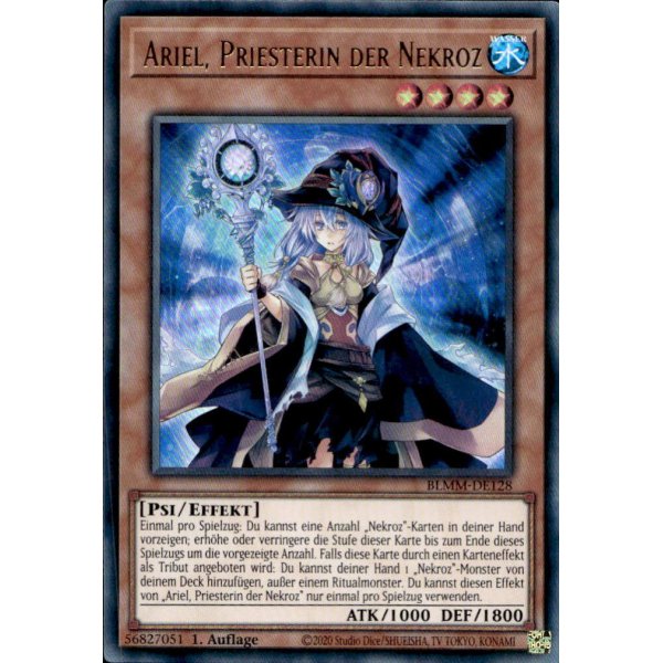 Ariel, Priesterin der Nekroz BLMM-DE128 (Ultra Rare)
