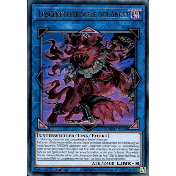 Losgekettete Seele der Angst BLMM-DE158 (Ultra Rare)