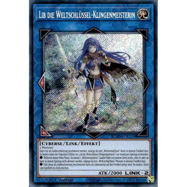 Lib die Weltschl&uuml;ssel-Klingenmeisterin BLMM-DE159 (Secret Rare)