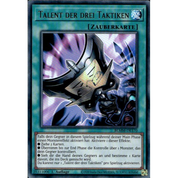 Talent der drei Taktiken BLMM-DE170 (Ultra Rare)