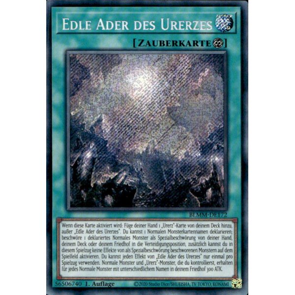 Edle Ader des Urerzes BLMM-DE172 (Secret Rare)