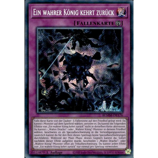 Ein wahrer K&ouml;nig kehrt zur&uuml;ck BLMM-DE176 (Secret Rare)