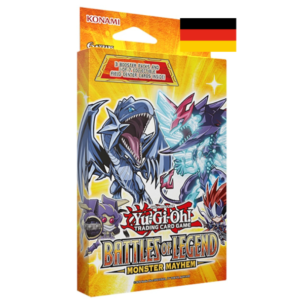 Battles of Legend: Monster Mayhem 3 Booster Pack Tuckbox - deutsch