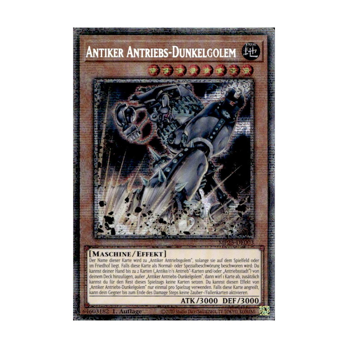 Antiker Antriebs-Dunkelgolem MP25-DE003 MP25-DE003 2025 Mega-Pack Tin