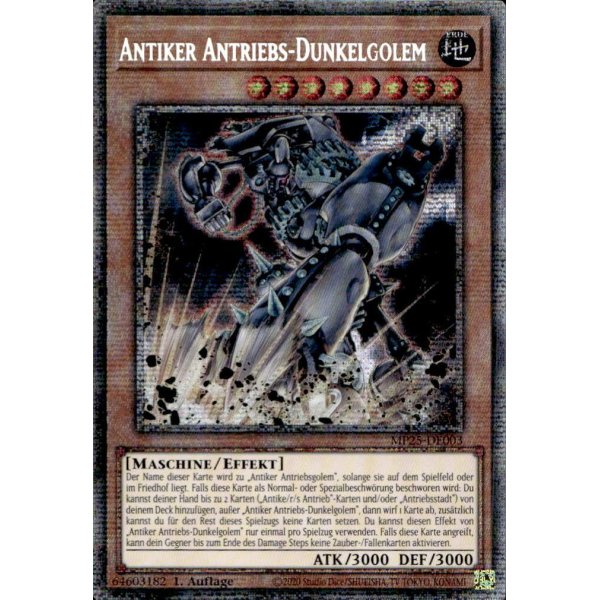 Antiker Antriebs-Dunkelgolem MP25-DE003