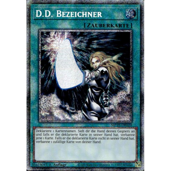 D.D. Bezeichner MP25-DE020