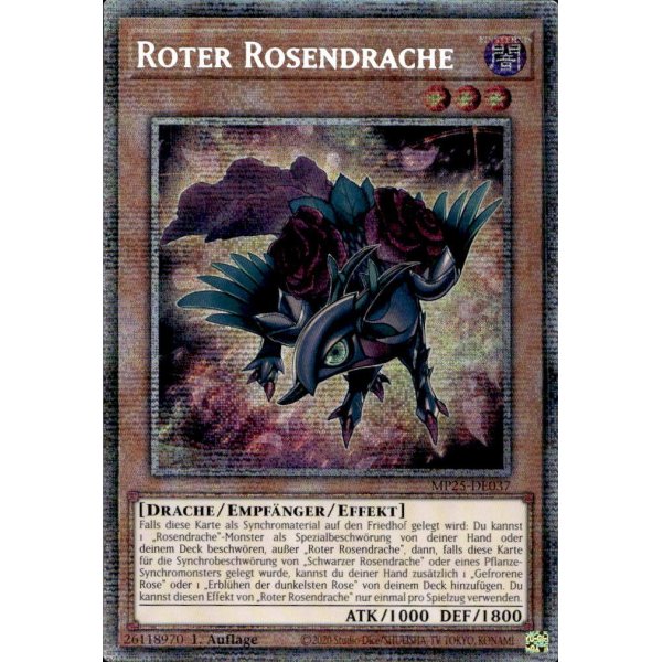 Roter Rosendrache MP25-DE037
