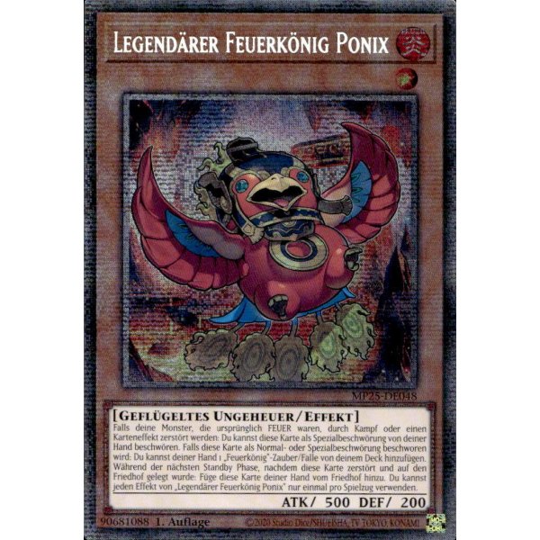 Legend&auml;rer Feuerk&ouml;nig Ponix MP25-DE048