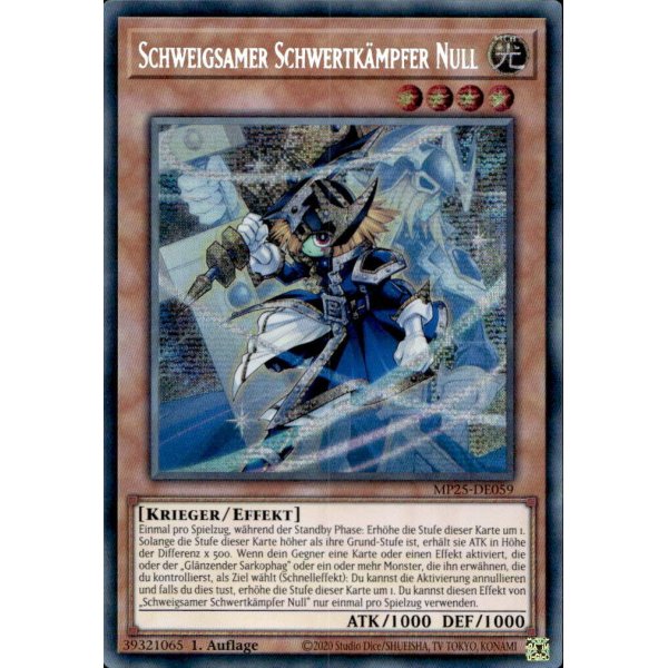 Schweigsamer Schwertk&auml;mpfer Null MP25-DE059