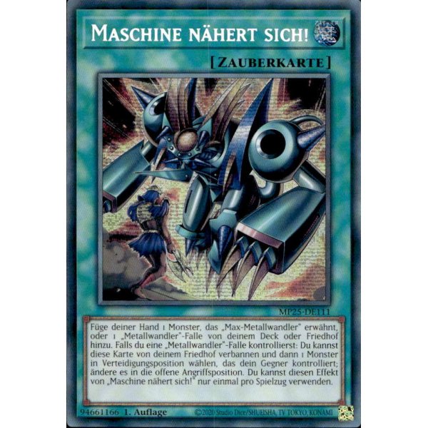 Maschine n&auml;hert sich! MP25-DE111