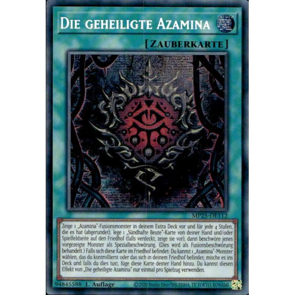 Die geheiligte Azamina MP25-DE112