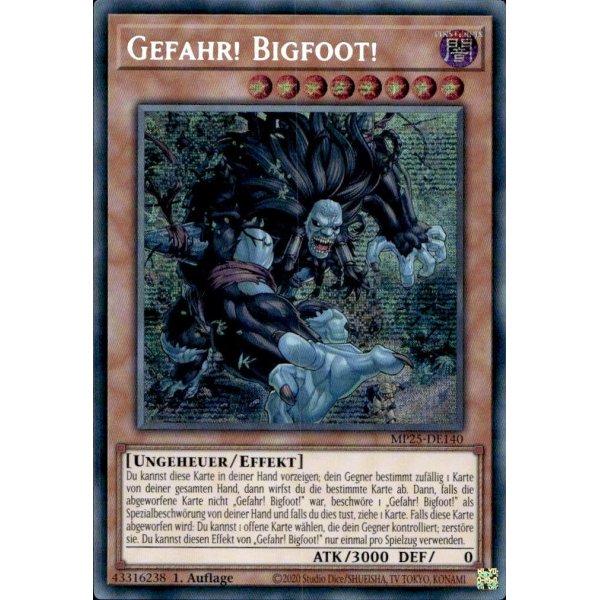 Gefahr! Bigfoot! MP25-DE140