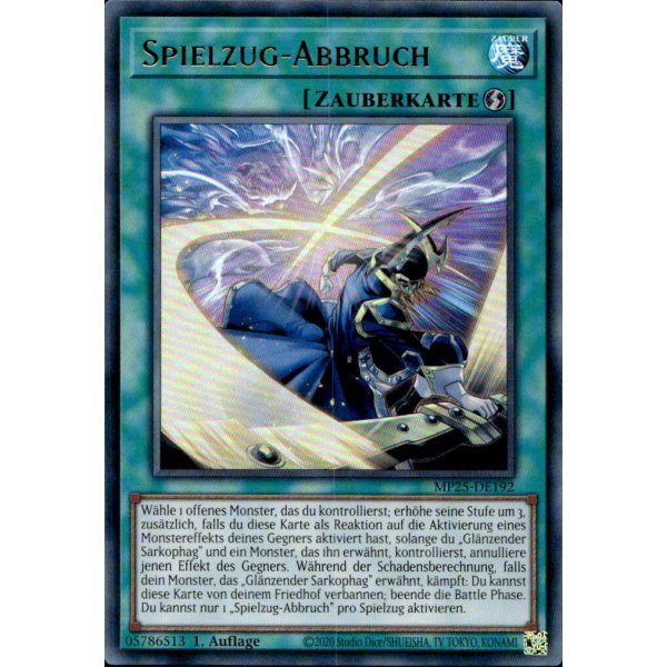 Spielzug-Abbruch MP25-DE192