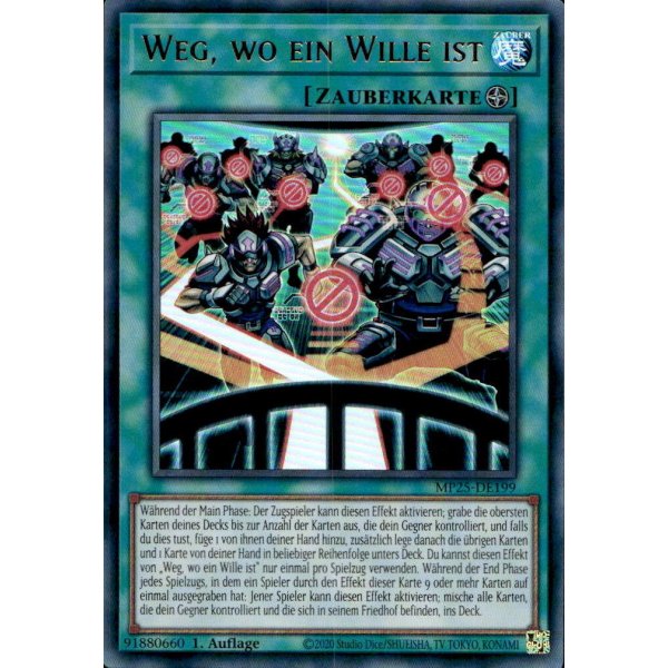 Weg, wo ein Wille ist MP25-DE199