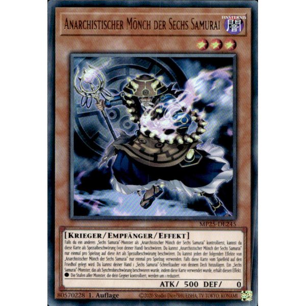 Anarchistischer M&ouml;nch der Sechs Samurai MP25-DE245