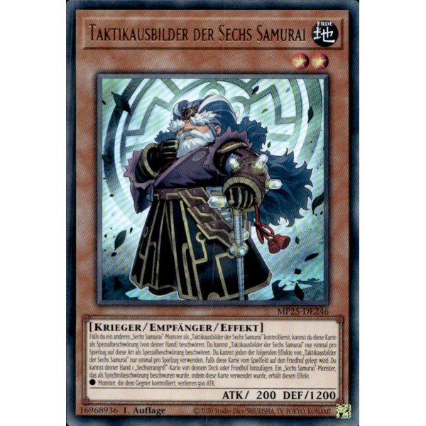 Taktikausbilder der Sechs Samurai MP25-DE246