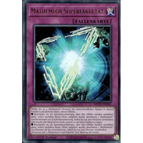 Mathemech-Superfakult&auml;t MP25-DE287