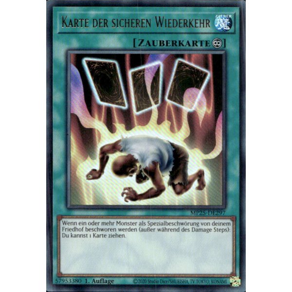 Karte der sicheren Wiederkehr MP25-DE297