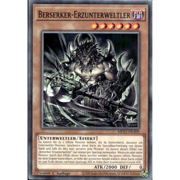 Berserker-Erzunterweltler MP25-DE309
