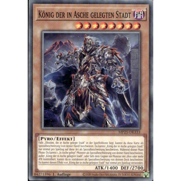 K&ouml;nig der in Asche gelegten Stadt MP25-DE333