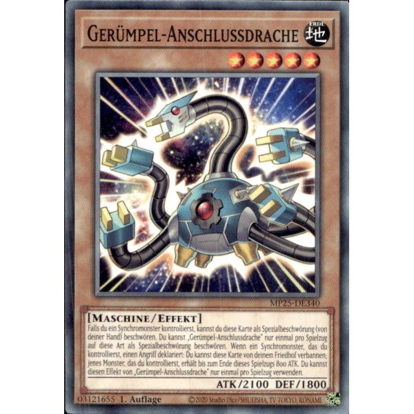 Ger&uuml;mpel-Anschlussdrache MP25-DE340
