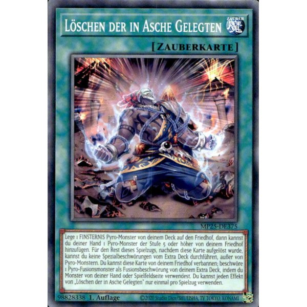 L&ouml;schen der in Asche Gelegten MP25-DE375