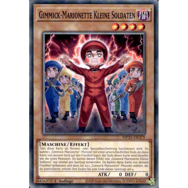 Gimmick-Marionette Kleine Soldaten MP25-DE379