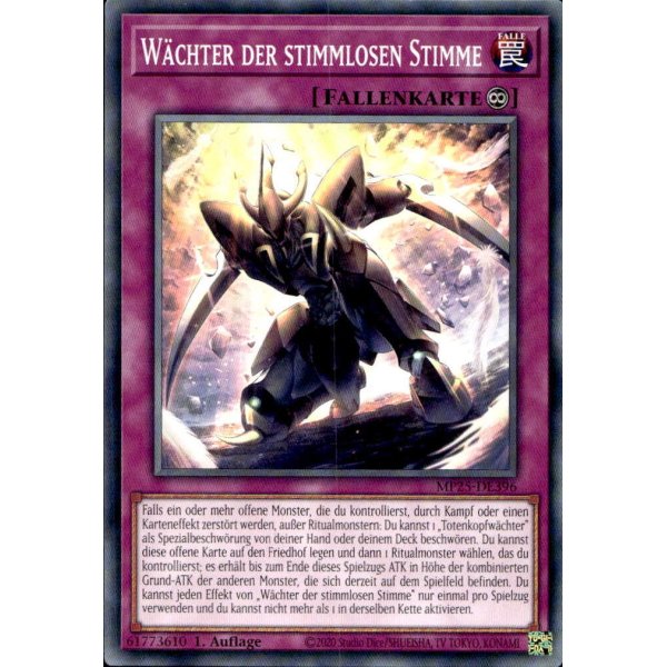 W&auml;chter der stimmlosen Stimme MP25-DE396