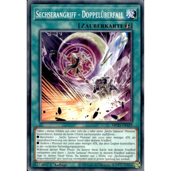 Sechserangriff - Doppel&uuml;berfall MP25-DE419